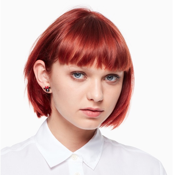 🆕 Kate Spade x Disney Minnie Mouse Stud Earrings - Picture 2 of 6